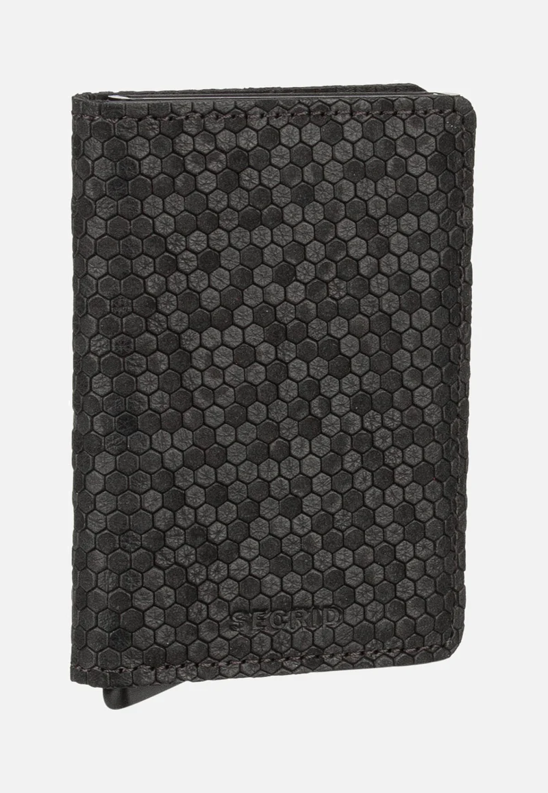 Slimwallet Hexagon Black - Portemonnaie