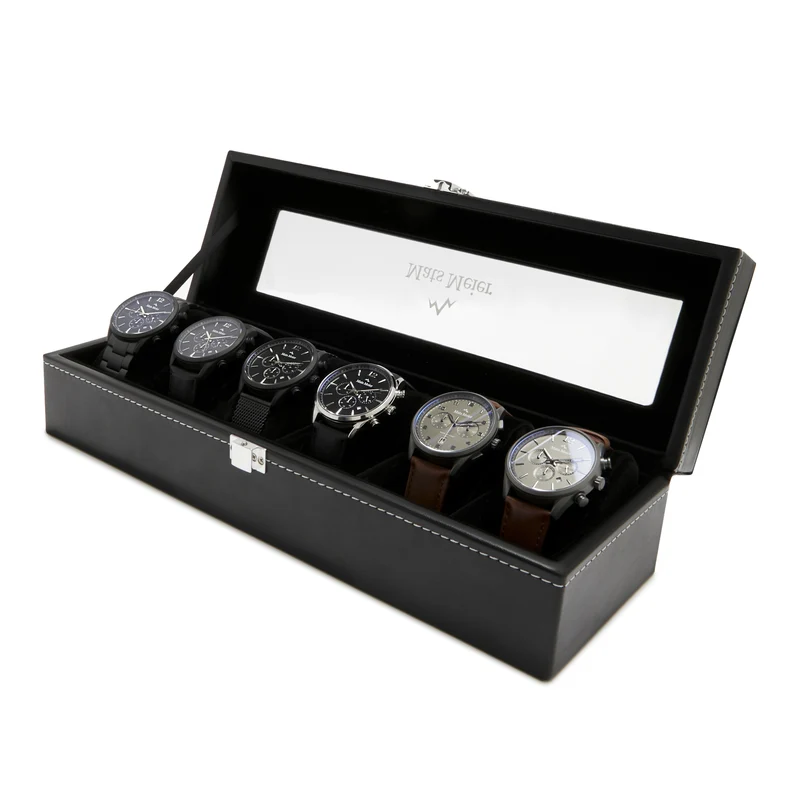 Mats Meier Mont Fort herren Uhrenbox Schwarz MM-Watchbox-1915