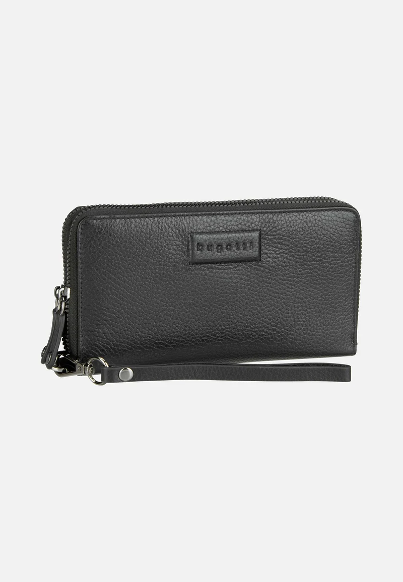 Elsa Ladies Double Zip Schwarz - Portemonnaie