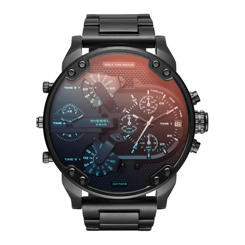 Diesel The Daddies herren Uhr Schwarz DZ7395