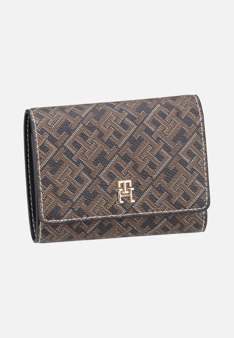 TH Icon Trifold Mono Print Black Mix - Portemonnaie