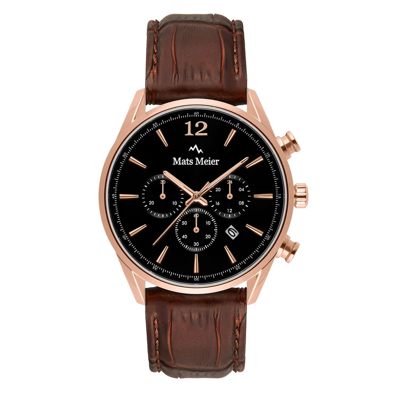 Mats Meier Grand Cornier herren Uhr Braun MM00101