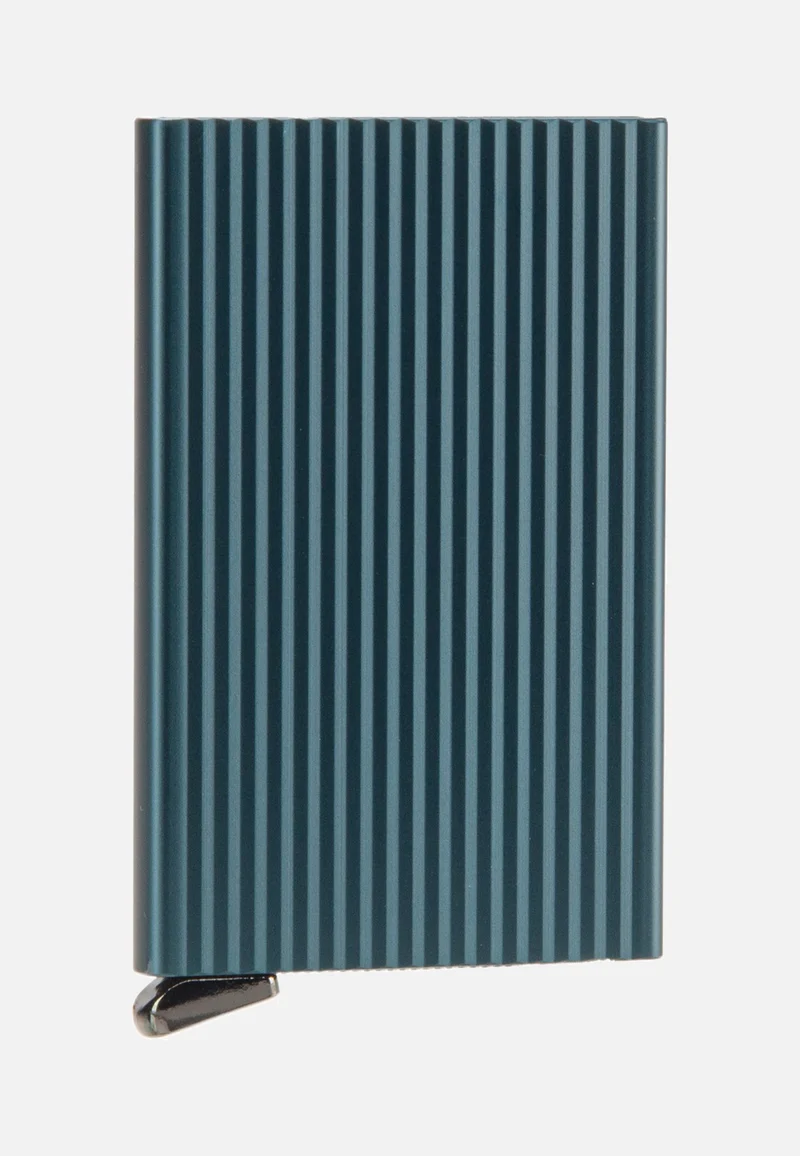 Cardprotector Fluted Teal+ - Kartenetui