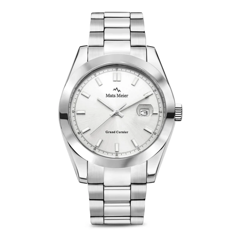 Mats Meier Grand Cornier herren Uhr Silber MM00513