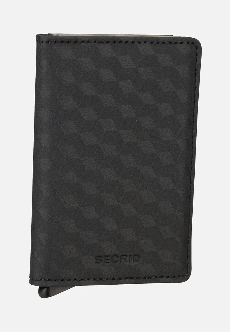 Slimwallet Optical Black-Titanium - Portemonnaie