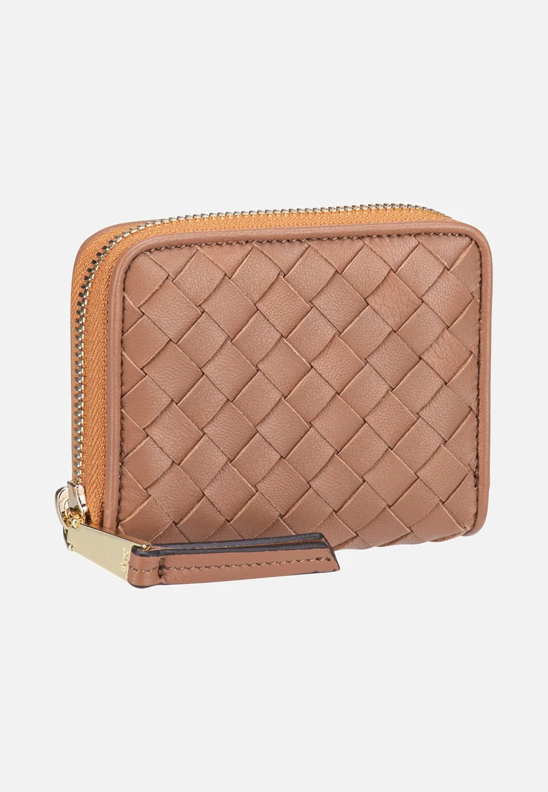 Piuma Weaving Mini Wallet Cuoio - Portemonnaie