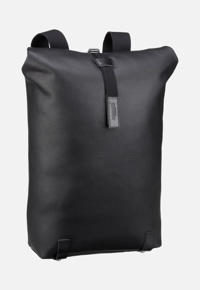 Pickwick Reflective Leather Black - Rolltop Rucksack