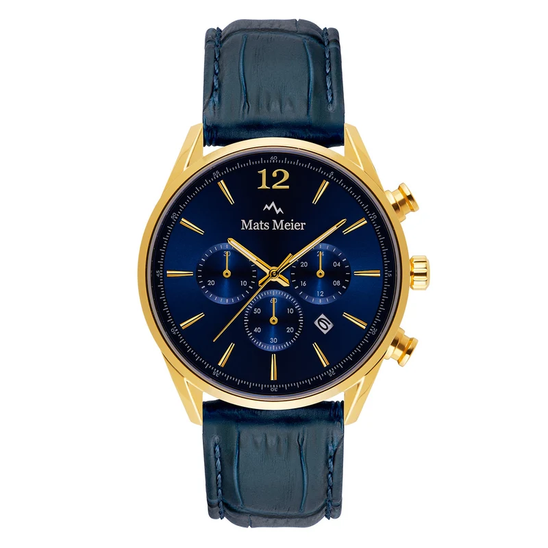 Mats Meier Grand Cornier herren Uhr Blau MM00123