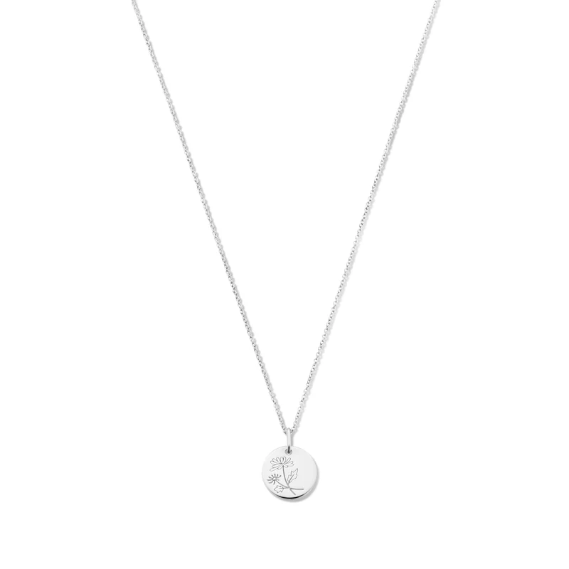 Violet Hamden Venus 925 Sterling Silberne Halskette mit Geburtsblume VH340026-JUN