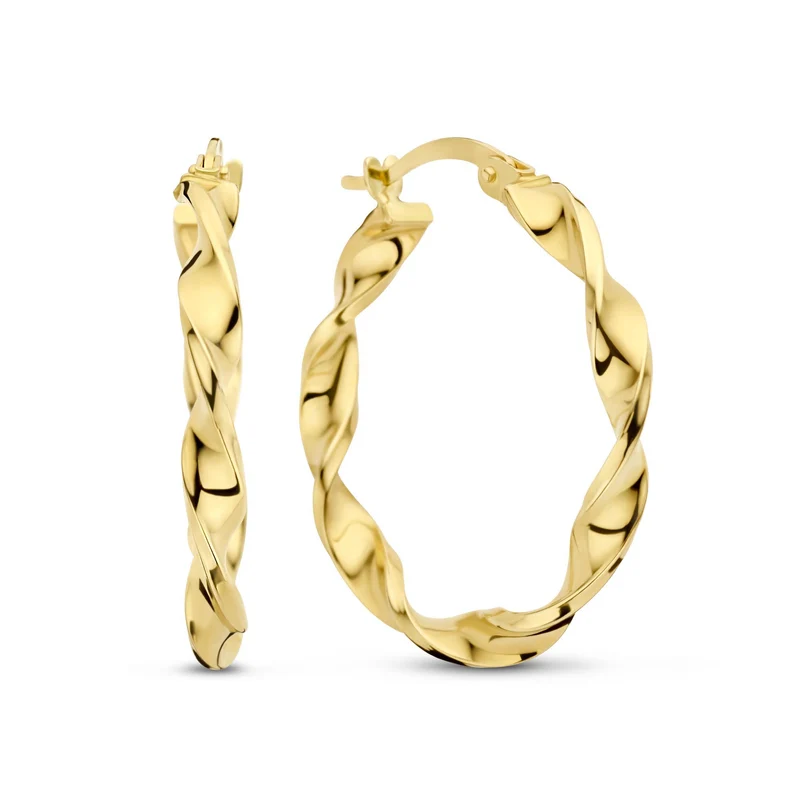 Isabel Bernard Rivoli Odette 14 Karat | Gold Reif-Ohrringe IB360241