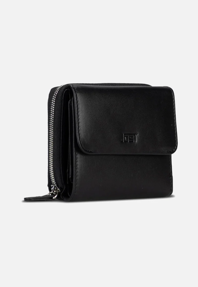 Odense Zip 6332 Medium Black - Portemonnaie