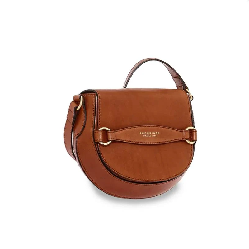The Bridge Bettina flap bag Marrone