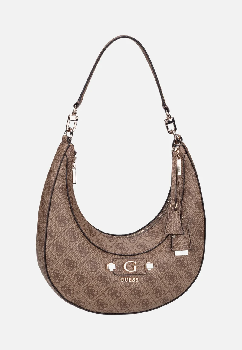Lindsey 49010 Latte Logo - Hobo Bag