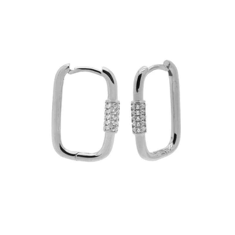 Karma damen Creolen Silber H61S