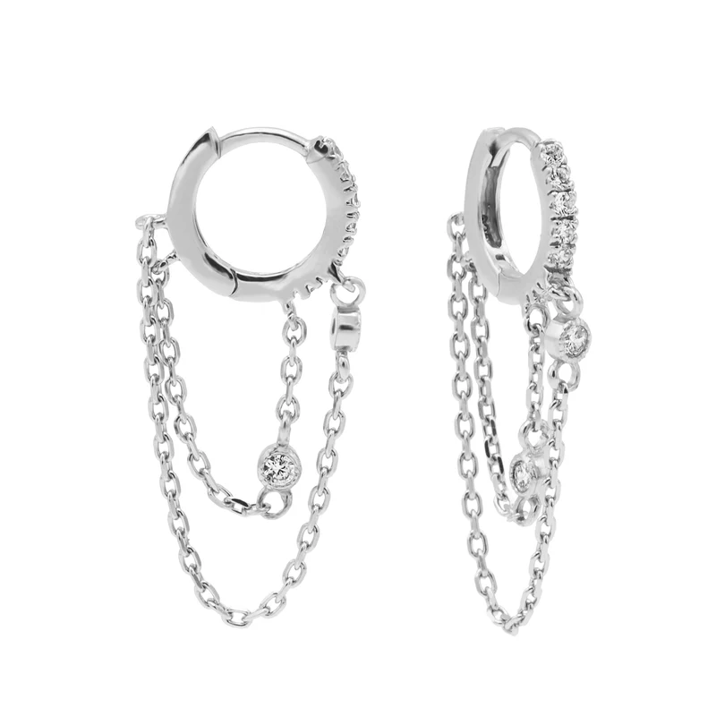 Karma damen Ohrringe Silber M3168S