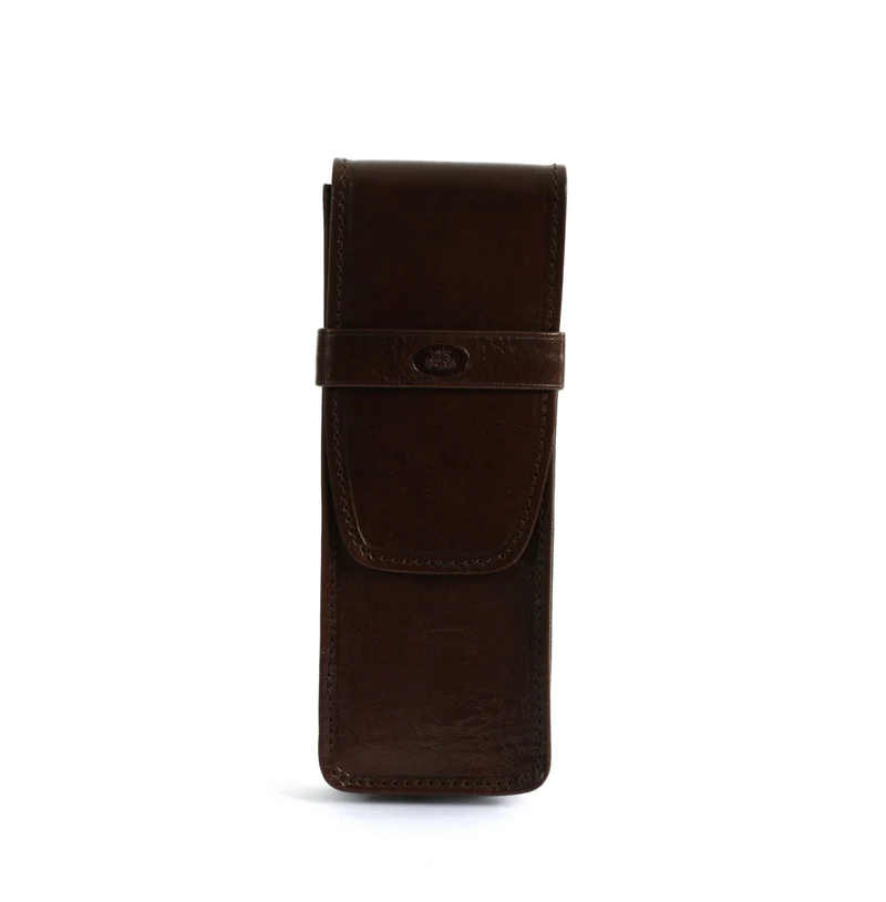 The Bridge Story Exclusive Medium Brown Pen Case Business Accessories