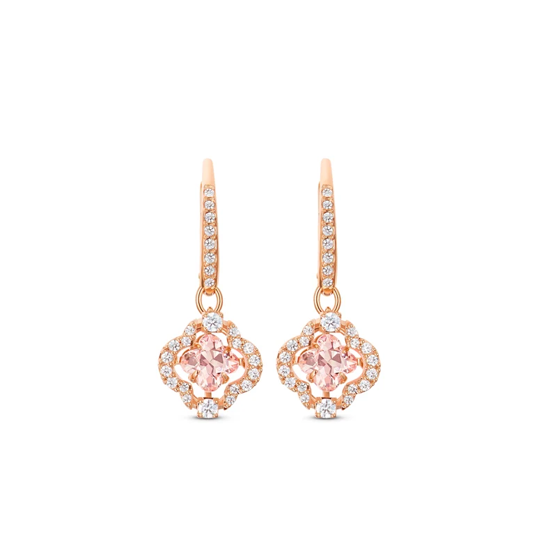 Swarovski Sparkling damen Ohrknöpfe Roségold 5516477