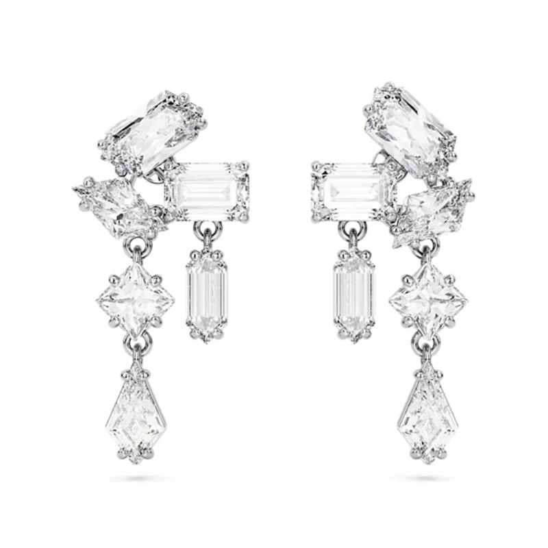 Swarovski Mesmera Silberfarbene Ohrknöpfe 5665825