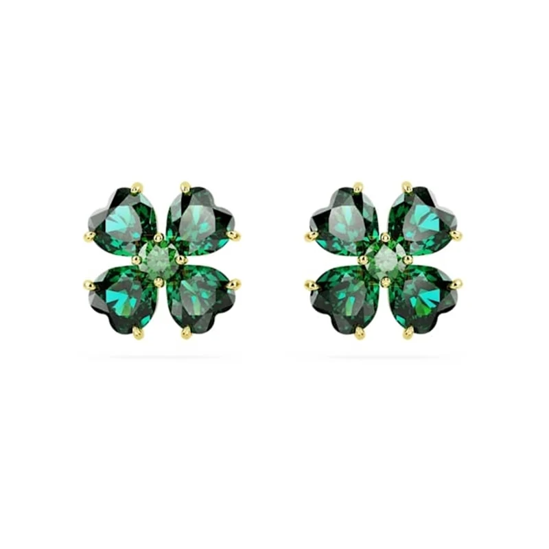 Swarovski Idyllia Goldfarbene Ohrknöpfe 5666236
