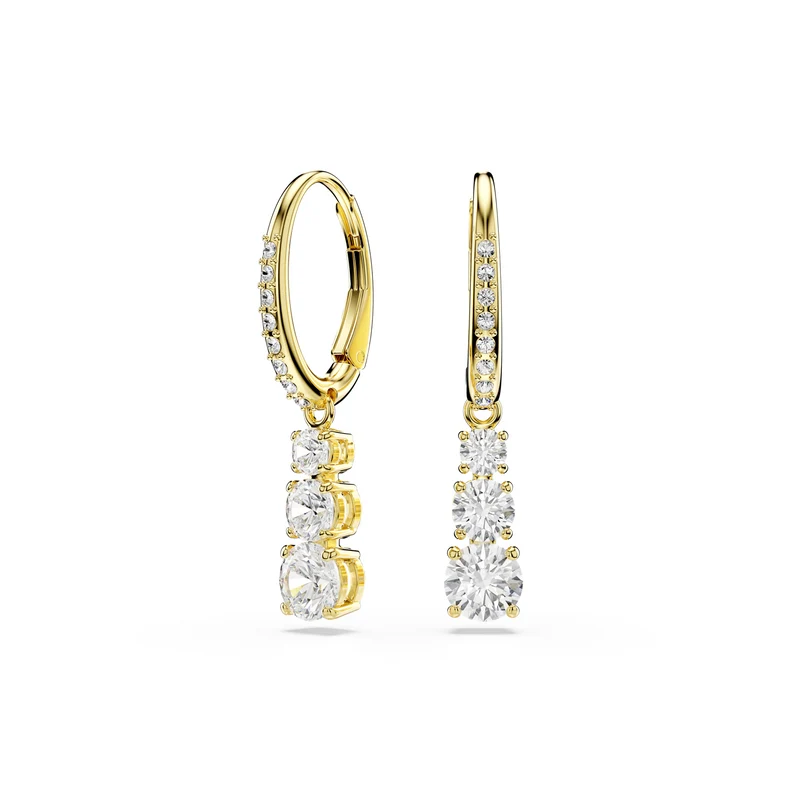 Swarovski Stilla Goldfarbene Ohrringe 5723300