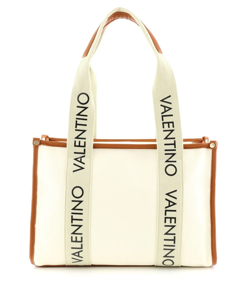 Valentino Bags Candle Shopper Naturale/cuoio