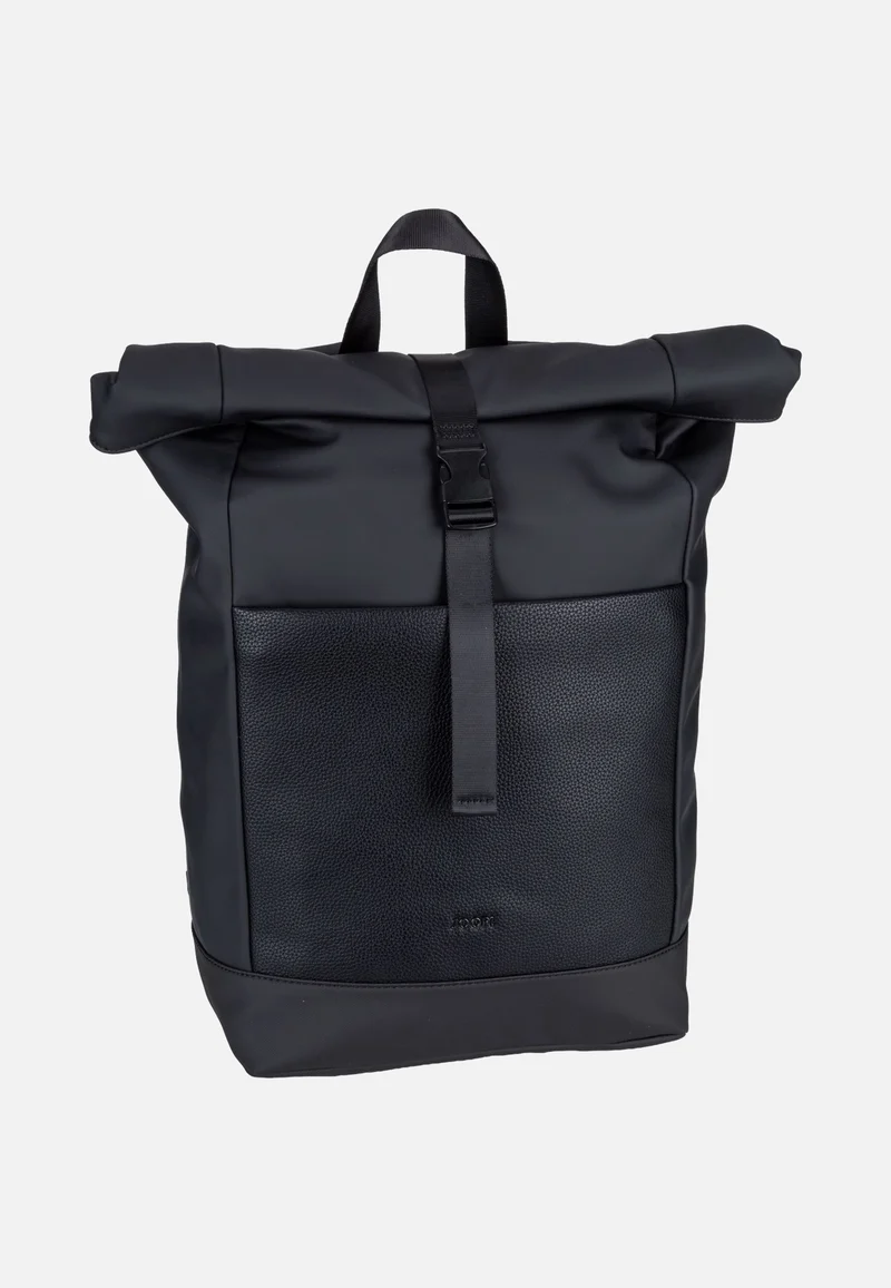 Lanciano Otis LVF Black - Rolltop Rucksack