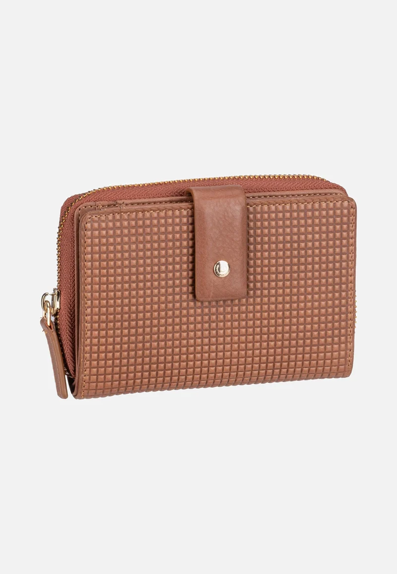 Noemi Ladies Zip Wallet M Cognac - Portemonnaie