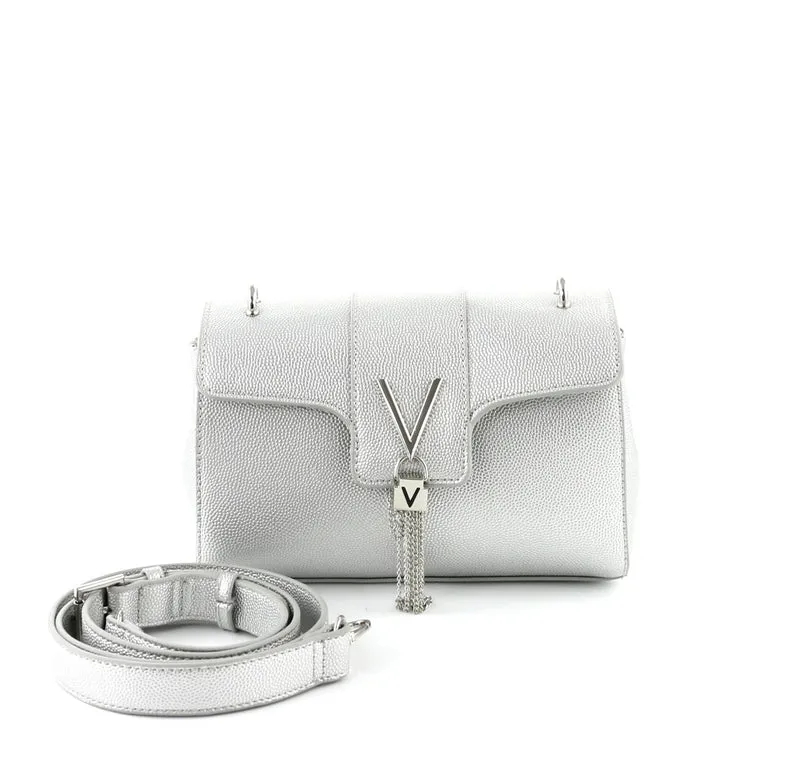 Valentino Bags Divina Argento Überschlagtasche