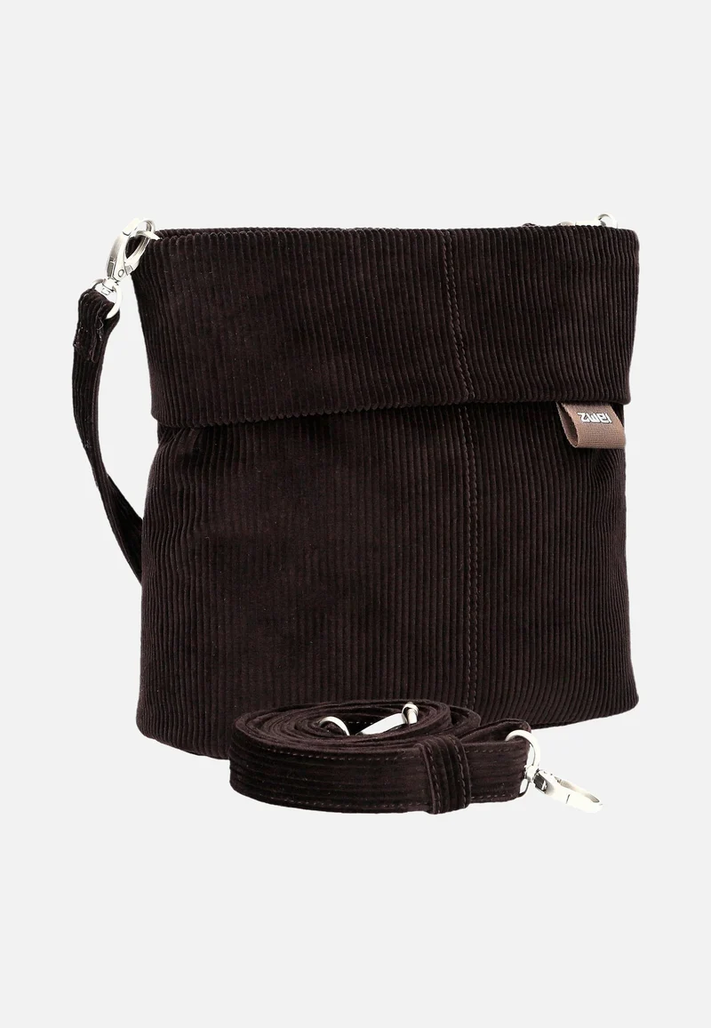 Mademoiselle M8 Cord/Espresso - Beuteltasche