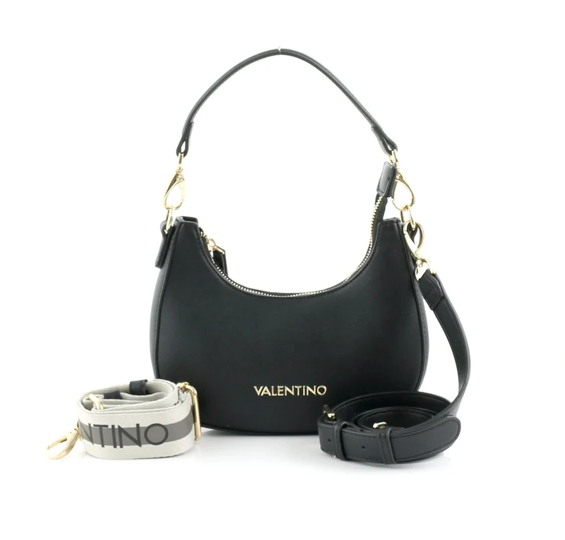 Valentino Bags Zero Re Nero Reißverschlusstasche