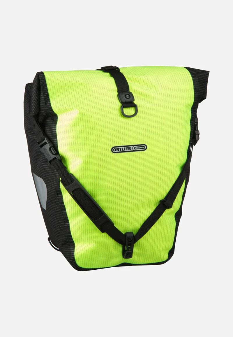 Back-Roller High Visibility Single QL2.1 Neongelb Schwarz Reflex - Fahrradtasche