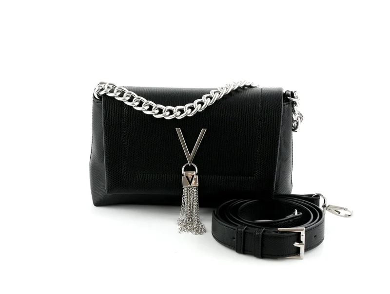 Valentino Bags Oceania Re Nero Überschlagtasche