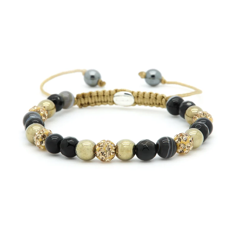 Karma Goldfarbene Spiral Tuscan Sun Armband 83784 (Länge: 17.50 - 19.00 cm)