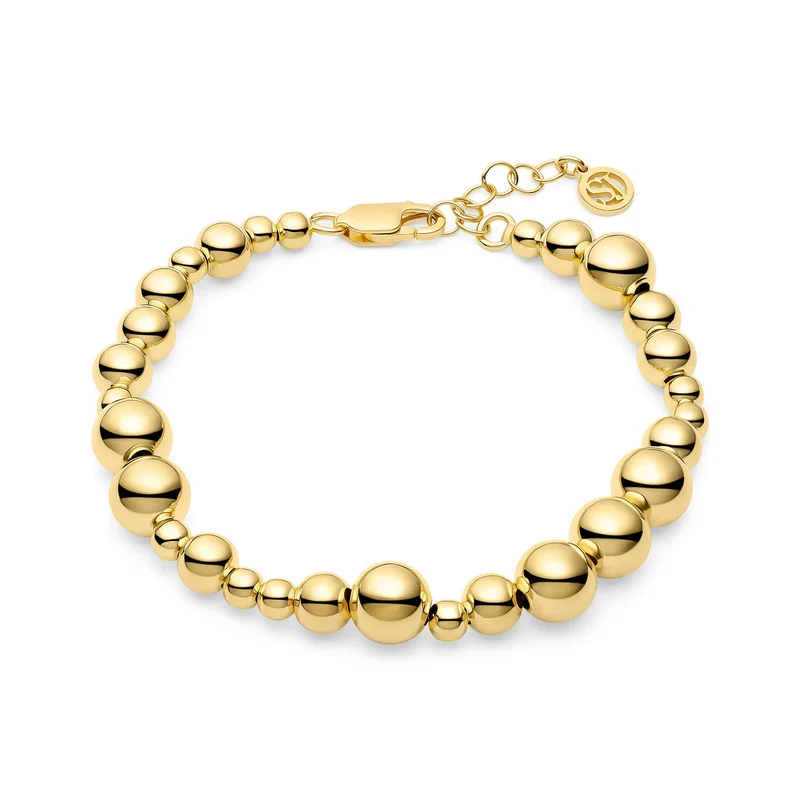 Sif Jakobs Gold Plated Bormio Grande Bracelet SJ-B2598-YG