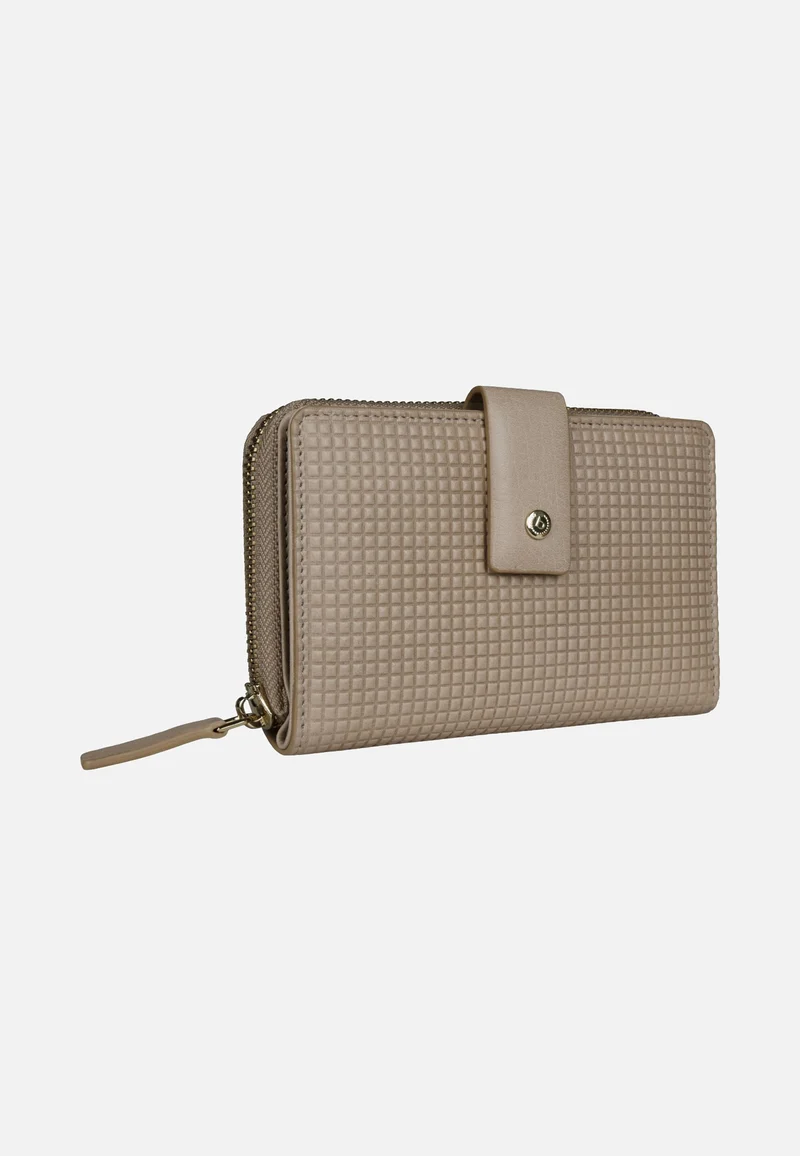 Noemi Ladies Zip Wallet M Sand - Portemonnaie