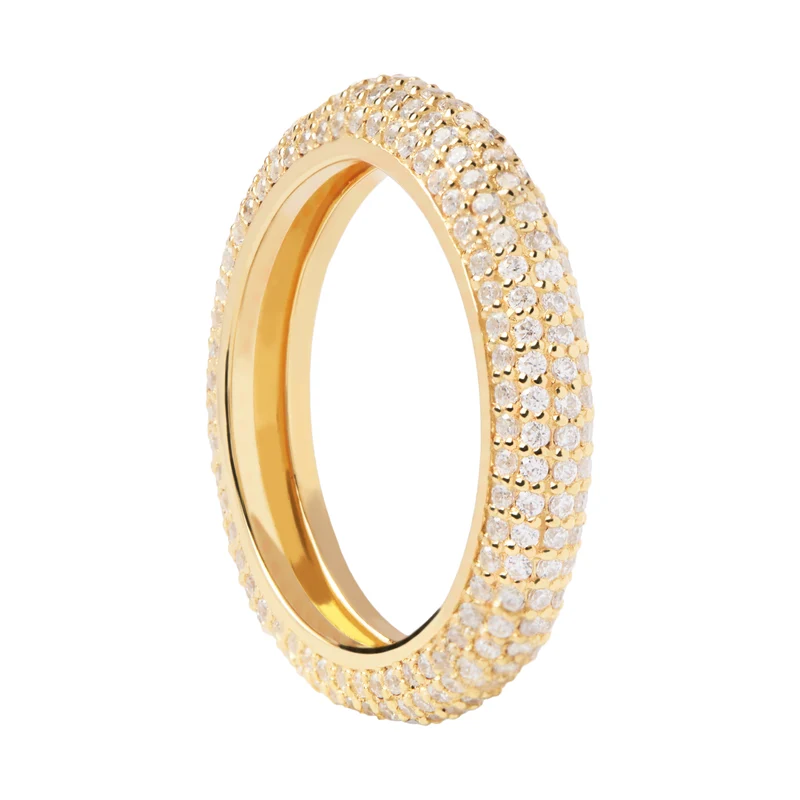 P D Paola damen Ring 750 Vergoldung AN01-669-10