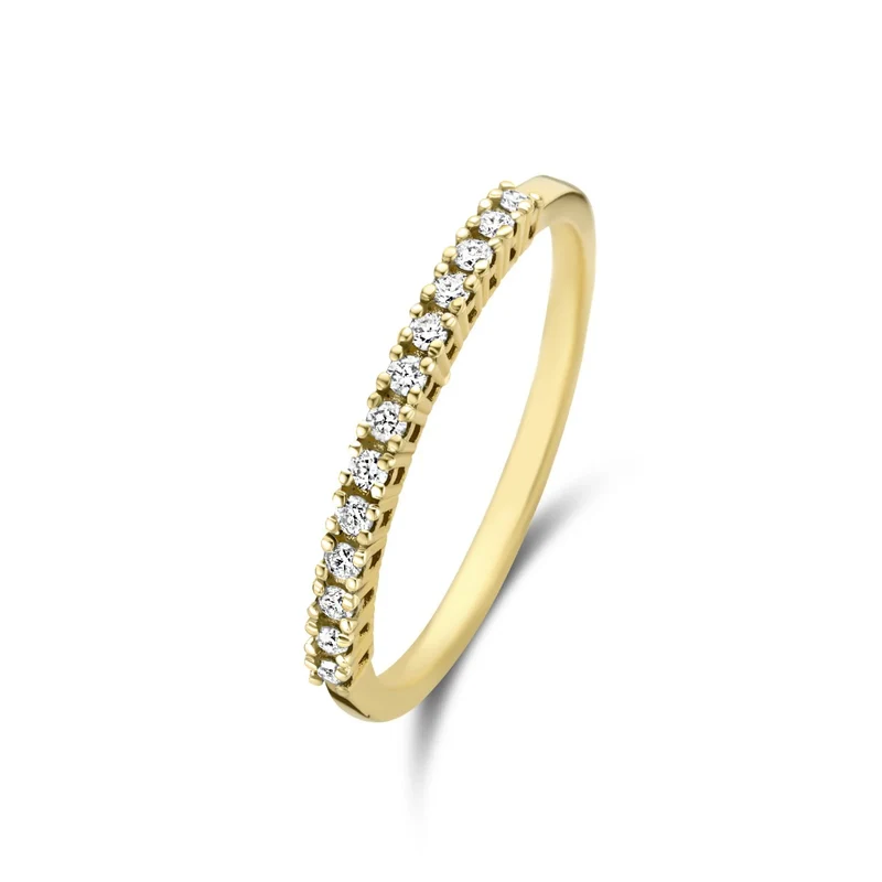 Isabel Bernard De la Paix Madeline 14 Karat Goldring mit Diamant 0.18 ct IBD330023-54