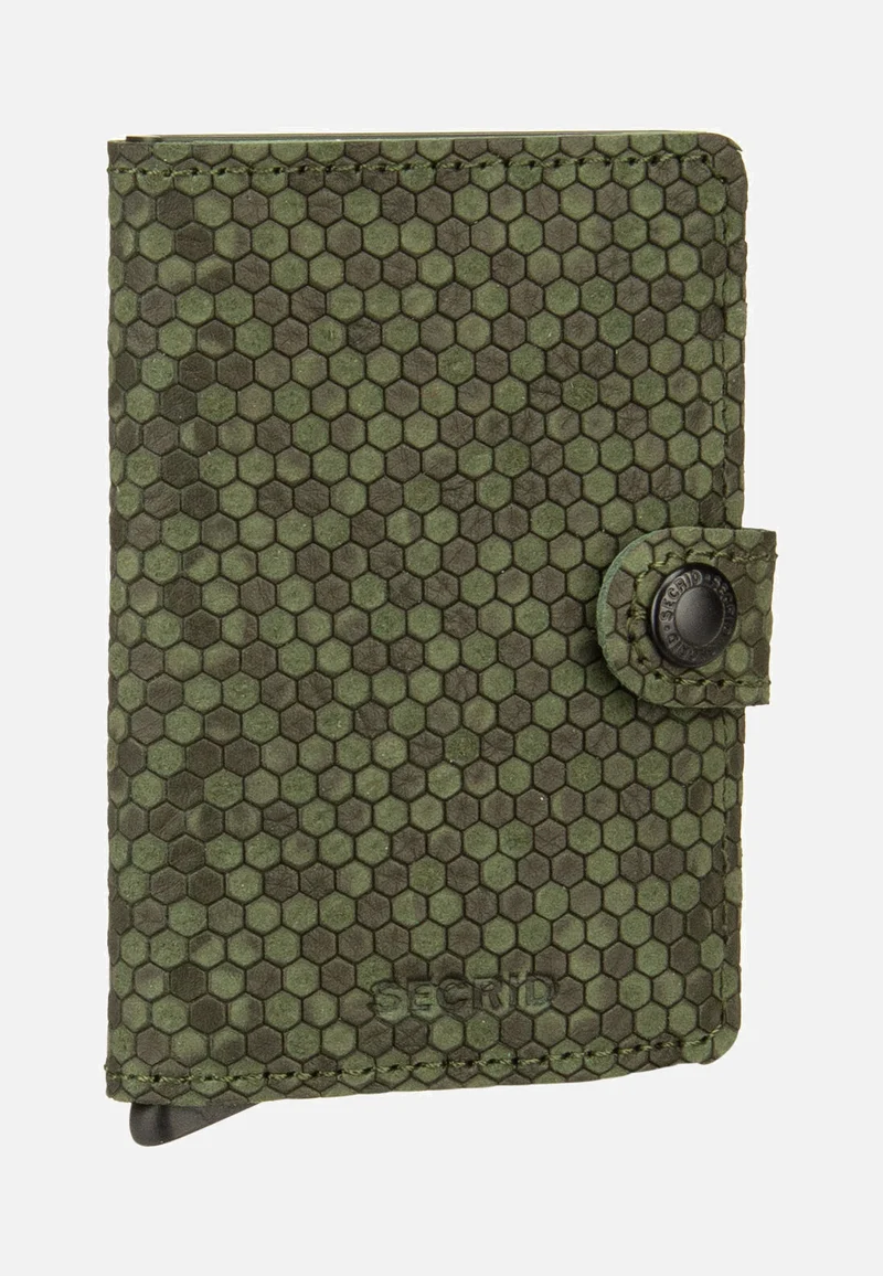 Miniwallet Hexagon Green - Portemonnaie