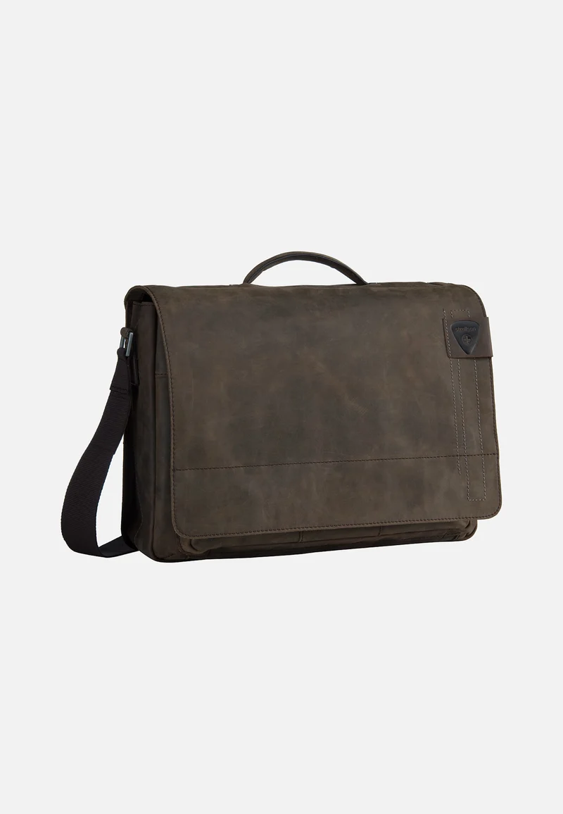 Richmond Briefbag L Dark Brown - Aktentasche