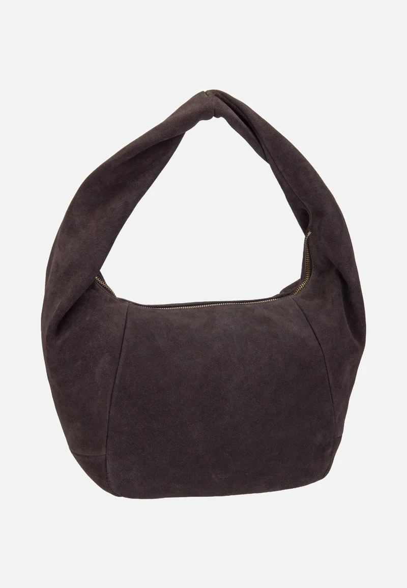 Farrah II Hobo M Hydro Suede Deep Soil - Hobo Bag