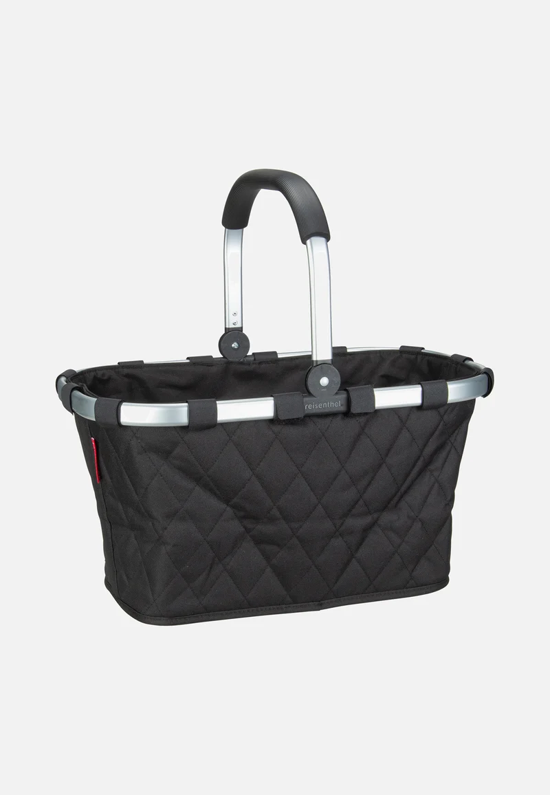 Carrybag Rhombus Black - Einkaufskorb