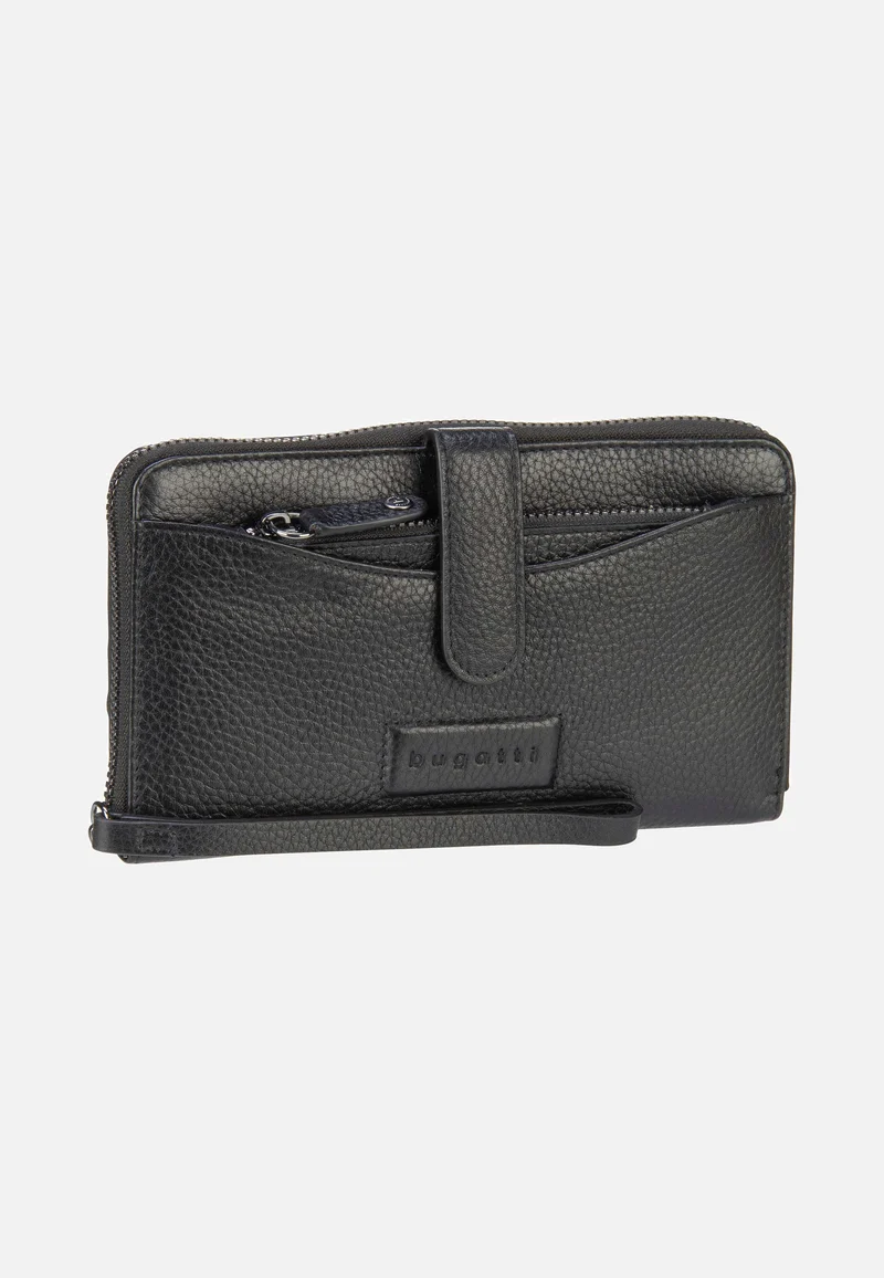Elsa Long Ladies Zip Key Schwarz - Portemonnaie