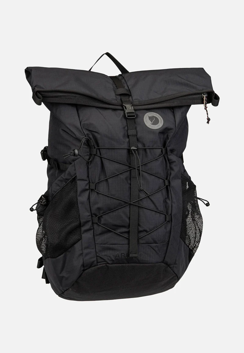 Abisko Hike Foldsack Black - Rolltop Rucksack