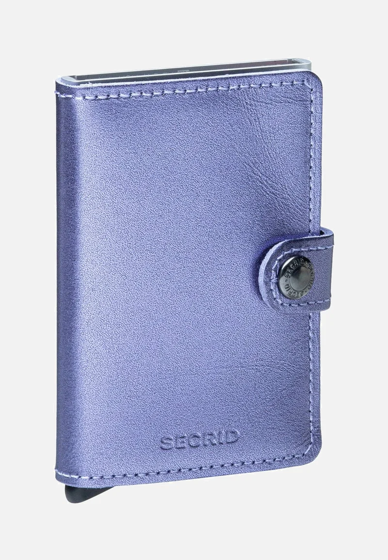 Miniwallet Metallic Metallic Lila-Silver - Portemonnaie
