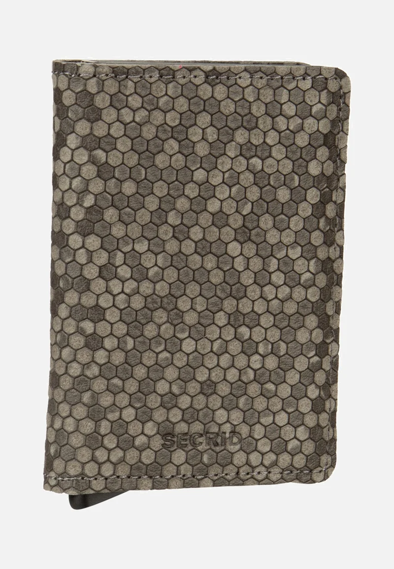 Slimwallet Hexagon Grey - Portemonnaie