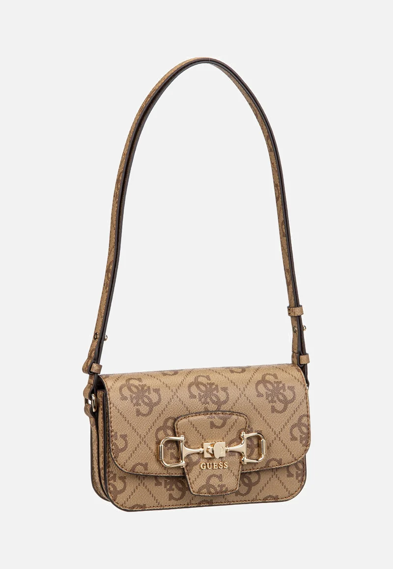 Janie Logo Conv Xbody Flap Latte Logo - Crossbody Bag