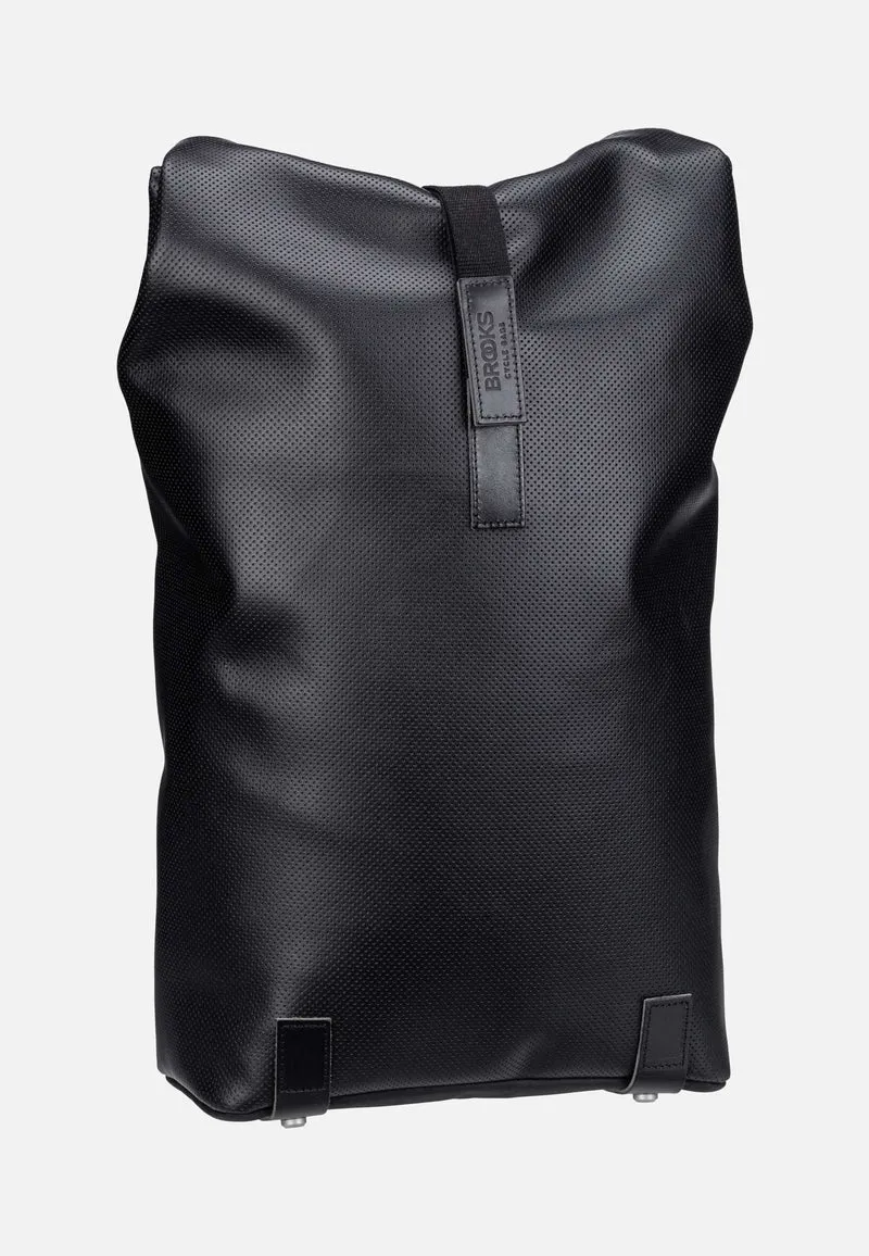 Pickwick Reflective Leather 12 L Black - Rolltop Rucksack