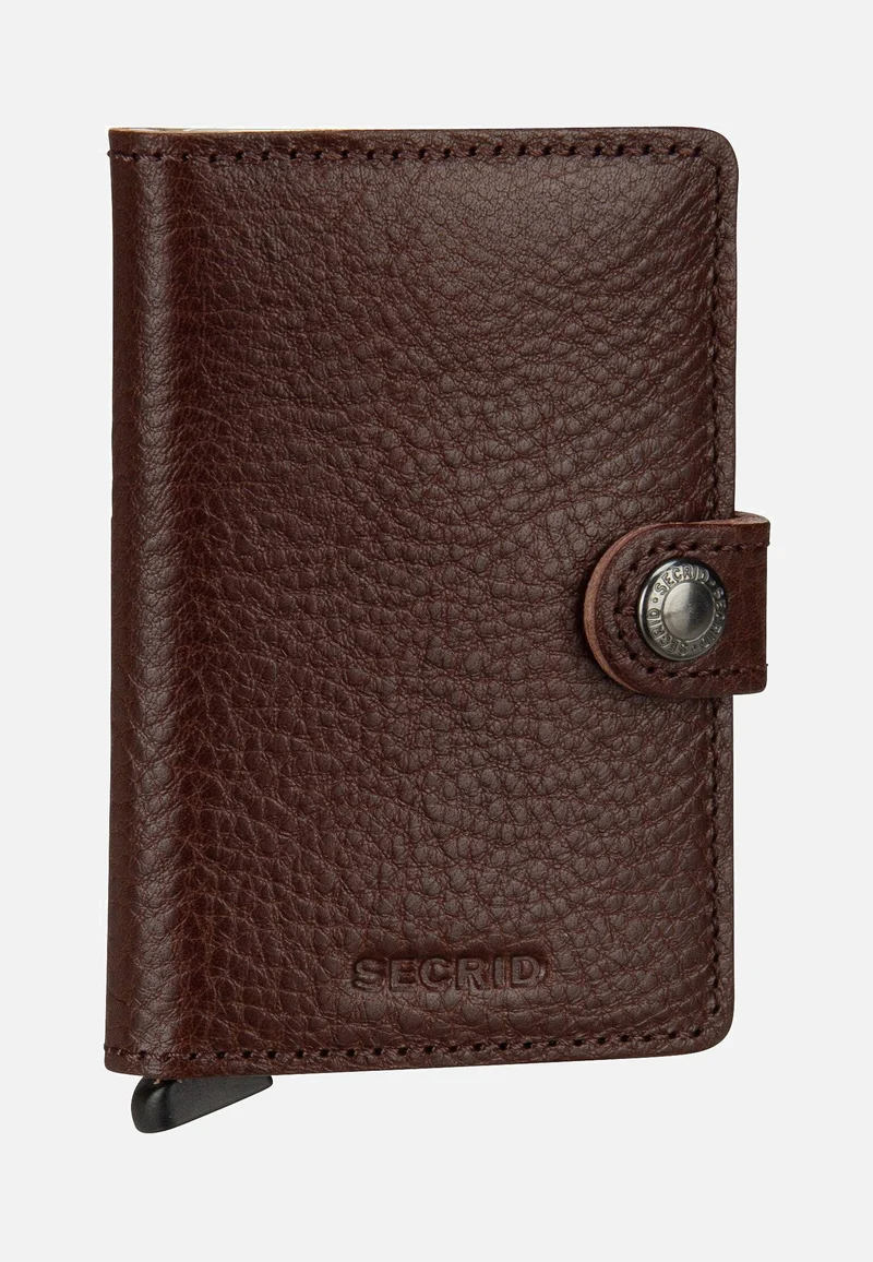 Miniwallet Veg Tanned Espresso-Brown - Portemonnaie