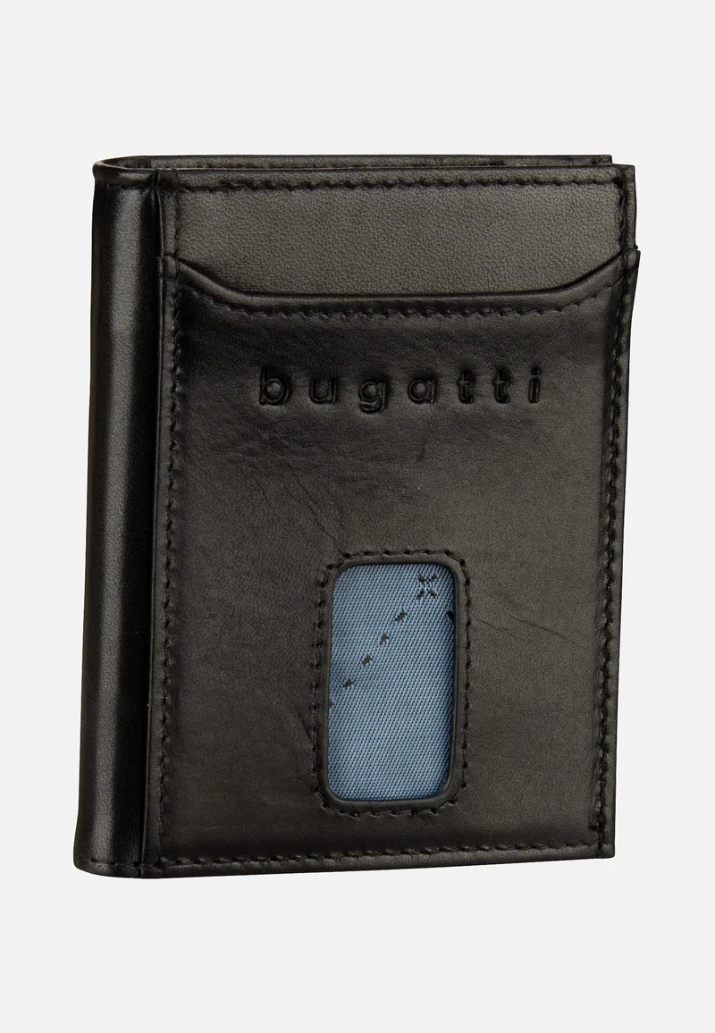 Secure Slim Mini Zip Special 1485R Schwarz - Portemonnaie