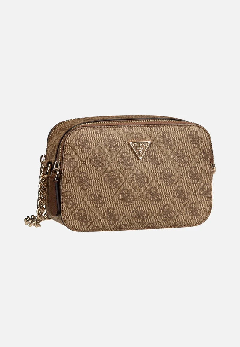 Noelle II CB Camera Logo 72140 Latte Logo/Brown - Crossbody Bag
